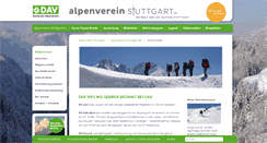 Desktop Screenshot of alpenverein-stuttgart.de